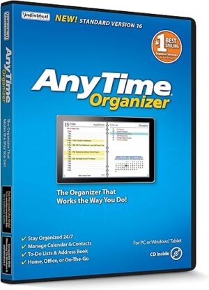 Individual Software AnyTime Organizer Standard 16 - Calendar, To-Do’s, Contacts