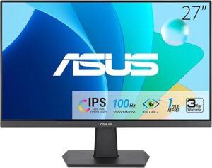 ASUS 27" Full HD Monitor, 100Hz