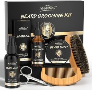 POP MODERN.C Beard Growth Grooming Kit