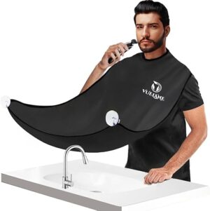VUELANE Beard Hair Catcher Bib – Black