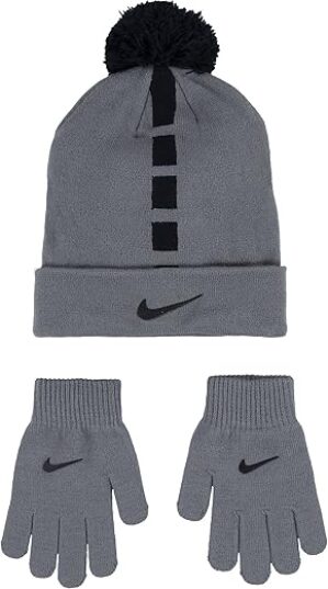 Nike Big Kids' Elite Beanie and Gloves Set