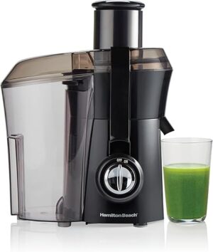 Hamilton Beach Big Mouth 800W Centrifugal Juicer, Black