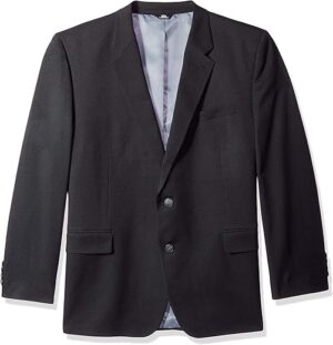 HAGGAR Big & Tall Travel Performance Heather Twill Suit Jacket
