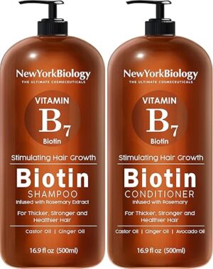 New York Biology Biotin Shampoo and Conditioner