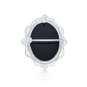 Bling Jewelry Victorian Lady Portrait Mother Cameo Pendant Necklace