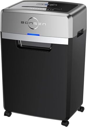 BONSEN 24-Sheet Cross-Cut Office Shredder