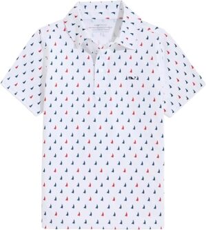 Vineyard Vines Printed Sankaty Polo Shirt