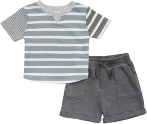 Splendid Mixed Stripe Tee Set