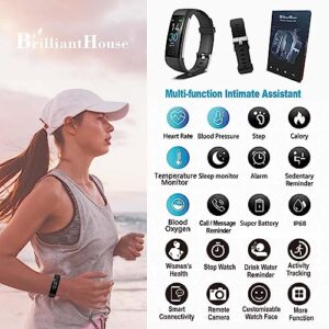 BrilliantHouse Smart Fitness Tracker with Health Monitors