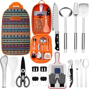Haplululy Camping Kitchen & Cooking Utensils Set