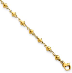 Chisel Chocolate IP-plating Stainless Steel Anklet