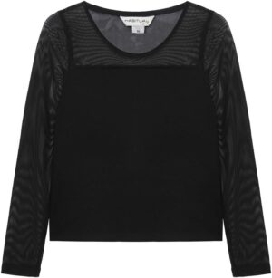 HABITUAL girl Combination Mesh Top