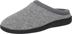 Hanes Comfort Soft Memory Foam Clog Slippers