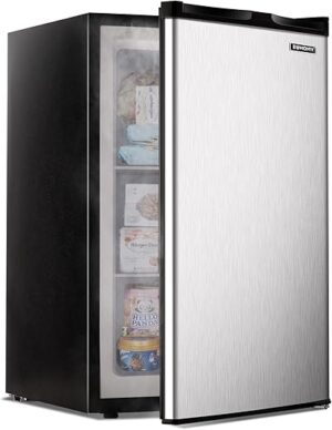EUHOMY Compact 3.0 Cu Ft Single Door Freezer