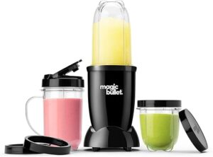 Magic Bullet Compact Black Blender, 11 Piece Set