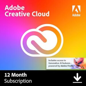Adobe Creative Cloud: All Tools + 100GB, 1-Month