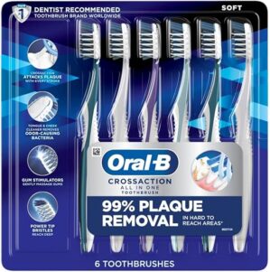 Oral-B CrossAction All in One Soft Toothbrushes
