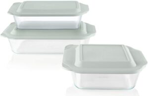 Pyrex Deep Baking Dish Set, 6-Piece