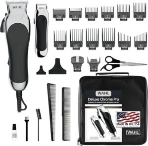 Wahl Deluxe Chrome Pro Hair Trimming Kit - Model