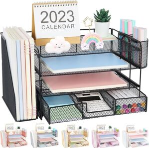 OPNICE Desk Organizer with File and Pen Holders