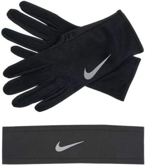 Nike Dry Women's Athletic Headband & Gloves Set