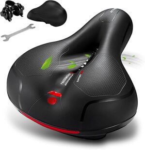 LCYMD Dual Shock Absorbing Wide Bike Seat