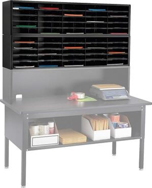 Safco E-Z Sort Mail Station Module, Black