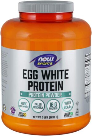 NOW Egg White Protein Unflavored Powder