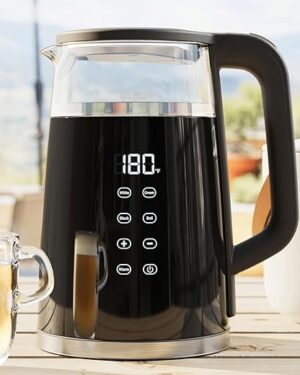 Veken Electric Kettle, 1.7L, Digital Temperature Control