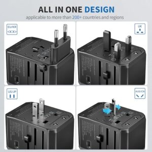 EPICKA Universal Travel Adapter with USB Ports