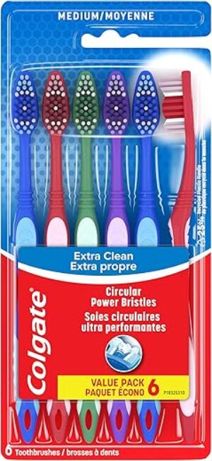 Colgate Extra Clean Medium Bristle Toothbrushes