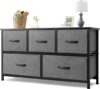 AZL1 Life Concept Extra Wide Dresser Storage Tower with 5 Drawers