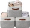 DECOMOMO Fabric Storage Baskets for Shelves
