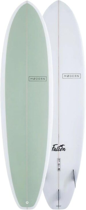Modern Surfboards Falcon PU Surfboard, Olive, 6ft 4in