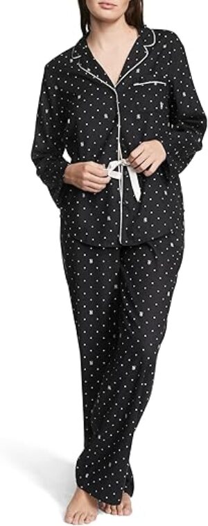 Victoria's Secret Flannel Long Pajama Set