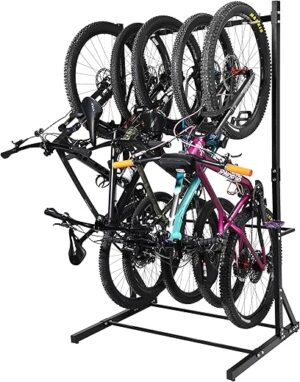 Freestanding  Steel Vertical Bike Rack