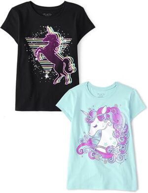 The Children's Place Unicorn Graphic T-shirt