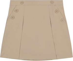 Nautica Uniform Stretch Poplin Scooter Skirt