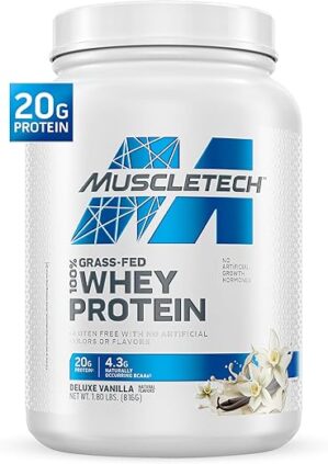 MuscleTech Grass Fed Whey Protein Powder