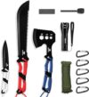 Mossy Oak Hatchet and Machete Knife Set with Tools