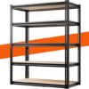 REIBII Heavy Duty 5-Tier Adjustable Metal Shelving