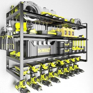 KAFAHOM Heavy Duty 8-Drill Wall Mount Organizer
