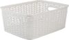 Simplify Herringbone Bin Storage Tote Organizer