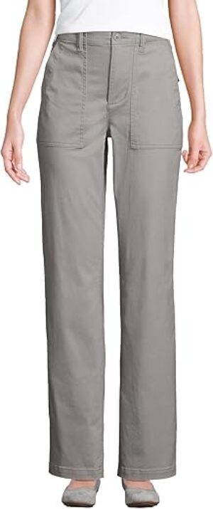 Lands' End High Rise Chino Utility Pants