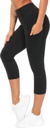THE GYM PEOPLE High Waist Capris Yoga Pants with Pockets