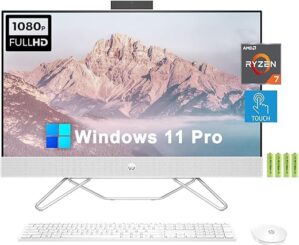 HP 27" FHD Touchscreen Business Desktop