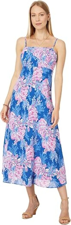 Lilly Pulitzer Jorgian Linen Midi Dress