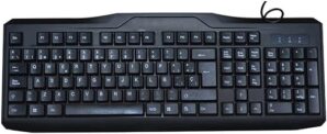 iMicro KB-US9851S 108-Key Spanish Keyboard