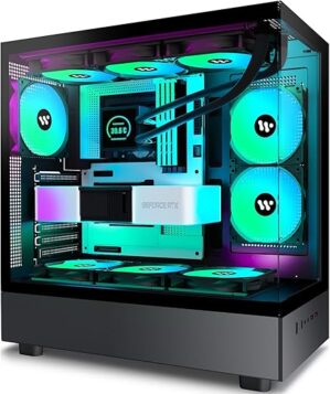 KEDIERS ATX PC Case with ARGB Fans