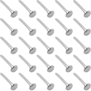 Clipco Large 1-Inch Silver Paper Fasteners (100-Pack)